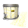 Pearl Championship Maple Snare Drum Slip (Old) - Wave Brush Strokes Yellow and White (Yellow)