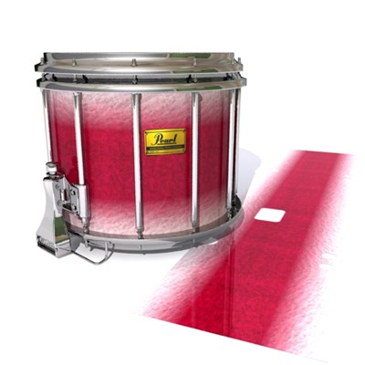 Pearl Championship Maple Snare Drum Slip (Old) - Wicked White Ruby (Red) (Pink)