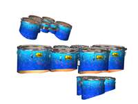 Pearl Championship Maple Tenor Drum Slips - Aquatic Blue Fade