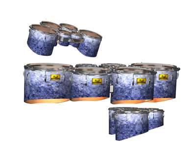 Pearl Championship Maple Tenor Drum Slips - Mountainside Myst