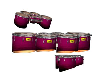 Pearl Championship Maple Tenor Drum Slips - Sincerely Subtle