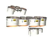 Pearl Championship Maple Tenor Drum Slips - White Horizon Stripes