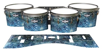 Pearl Championship CarbonCore Tenor Drum Slips - Aeriform (Blue)