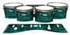 Pearl Championship CarbonCore Tenor Drum Slips - Chaos Brush Strokes Aqua and Black (Green) (Blue)