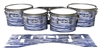 Pearl Championship CarbonCore Tenor Drum Slips - Chaos Brush Strokes Navy Blue and White (Blue)