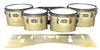 Pearl Championship CarbonCore Tenor Drum Slips - Chaos Brush Strokes Yellow and White (Yellow)