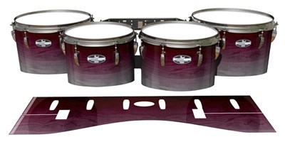 Pearl Championship CarbonCore Tenor Drum Slips - Cranberry Stain (Red)