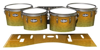 Pearl Championship CarbonCore Tenor Drum Slips - Desert Heat (Yellow)