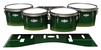 Pearl Championship CarbonCore Tenor Drum Slips - Floridian Maple (Green) (Yellow)