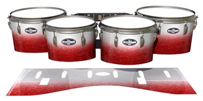 Pearl Championship CarbonCore Tenor Drum Slips - Frosty Red (Red)