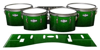 Pearl Championship CarbonCore Tenor Drum Slips - Gametime Green (Green)