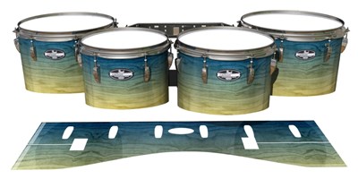 Pearl Championship CarbonCore Tenor Drum Slips - Guardsmen Beach (Blue)