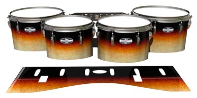 Pearl Championship CarbonCore Tenor Drum Slips - Historic Dawn (Orange)