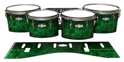 Pearl Championship CarbonCore Tenor Drum Slips - Hulk Green (Green)