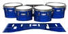 Pearl Championship CarbonCore Tenor Drum Slips - Lateral Brush Strokes Blue and Black (Blue)
