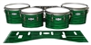 Pearl Championship CarbonCore Tenor Drum Slips - Lateral Brush Strokes Green and Black (Green)