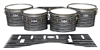 Pearl Championship CarbonCore Tenor Drum Slips - Lateral Brush Strokes Grey and Black (Neutral)