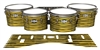 Pearl Championship CarbonCore Tenor Drum Slips - Lateral Brush Strokes Yellow and Black (Yellow)