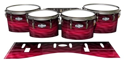 Pearl Championship CarbonCore Tenor Drum Slips - Molten Pink (Pink)