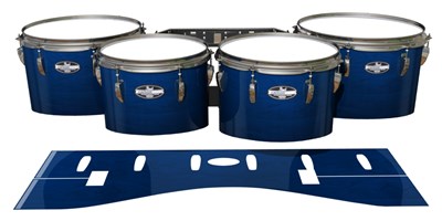Pearl Championship CarbonCore Tenor Drum Slips - Navy Blue Stain (Blue)