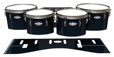 Pearl Championship CarbonCore Tenor Drum Slips - Navy Carbon Fade (Blue)