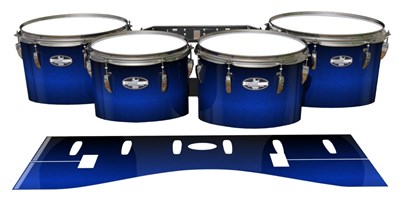 Pearl Championship CarbonCore Tenor Drum Slips - Paradise Night (Blue)