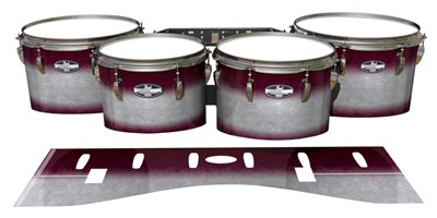 Pearl Championship CarbonCore Tenor Drum Slips - Pebble Maroon (Red)