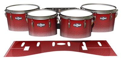 Pearl Championship CarbonCore Tenor Drum Slips - Red Blizzard (Red)