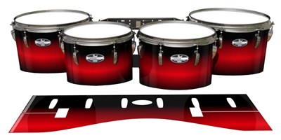 Pearl Championship CarbonCore Tenor Drum Slips - Red Line Red (Red)