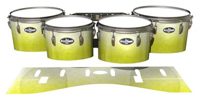Pearl Championship CarbonCore Tenor Drum Slips - Salty Lemon (Yellow)