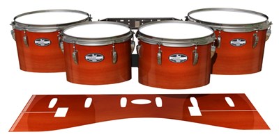 Pearl Championship CarbonCore Tenor Drum Slips - Scarlet Stain (Orange)