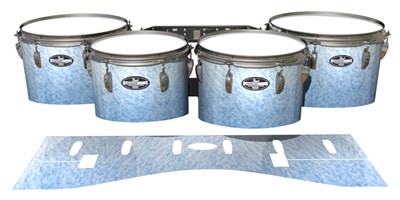 Pearl Championship CarbonCore Tenor Drum Slips - Stay Frosty (Blue)