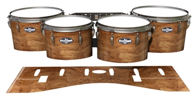 Pearl Championship CarbonCore Tenor Drum Slips - Thuya Burl  (Neutral)