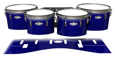 Pearl Championship CarbonCore Tenor Drum Slips - Tsunami Rain (Blue)