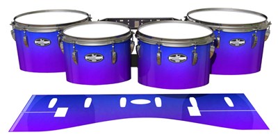 Pearl Championship CarbonCore Tenor Drum Slips - Ultra Marine (Blue) (Purple)