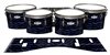 Pearl Championship CarbonCore Tenor Drum Slips - Wave Brush Strokes Navy Blue and Black (Blue)