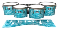 Pearl Championship CarbonCore Tenor Drum Slips - Aquatic Refraction (Themed)