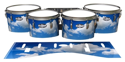Pearl Championship CarbonCore Tenor Drum Slips - Cumulus Sky (Themed)
