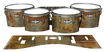 Pearl Championship CarbonCore Tenor Drum Slips - Rusted Metal (Themed)