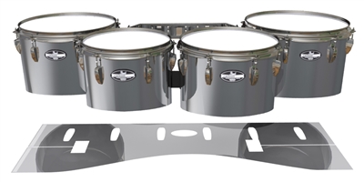 Pearl Championship CarbonCore Tenor Drum Slips - Silver Chrome