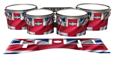 Pearl Championship CarbonCore Tenor Drum Slips - Union Jack (Themed)