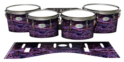 Pearl Championship Maple Tenor Drum Slips - Alien Purple Grain (Purple)