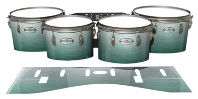 Pearl Championship Maple Tenor Drum Slips - Alpine Fade (Green)