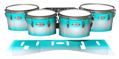 Pearl Championship Maple Tenor Drum Slips - Aqua Wake (Aqua)