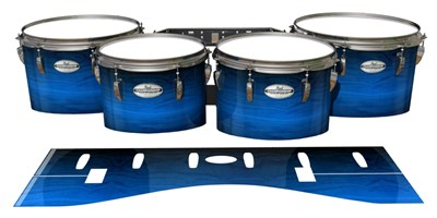 Pearl Championship Maple Tenor Drum Slips - Cayman Night (Blue)