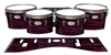 Pearl Championship Maple Tenor Drum Slips - Chaos Brush Strokes Maroon and Black (Red)