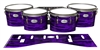 Pearl Championship Maple Tenor Drum Slips - Chaos Brush Strokes Purple and Black (Purple)