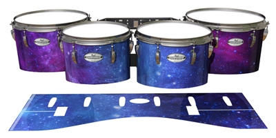 Pearl Championship Maple Tenor Drum Slips - Colorful Galaxy (Themed)
