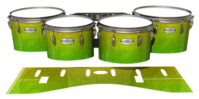 Pearl Championship Maple Tenor Drum Slips - Cool Lemon Lime (Green)