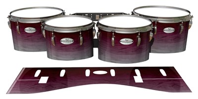 Pearl Championship Maple Tenor Drum Slips - Cranberry Stain (Red)